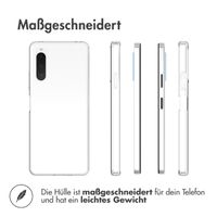 Accezz TPU Clear Cover für das Sony Xperia 10 IV - Transparent