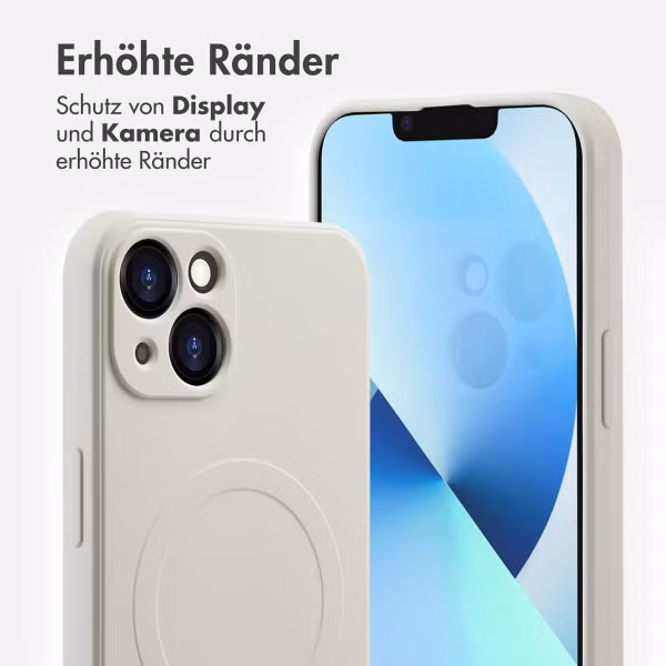 imoshion Color Back Cover mit MagSafe Apple iPhone 13 - Beige