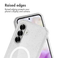 imoshion Sparkle Back Cover mit MagSafe Samsung Galaxy A56 - Glitzer Transparent