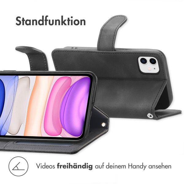 imoshion Klapphülle mit Kordel iPhone 11 - Schwarz