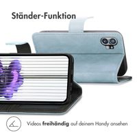 imoshion Luxuriöse Klapphülle Nothing Phone (1) - Hellblau