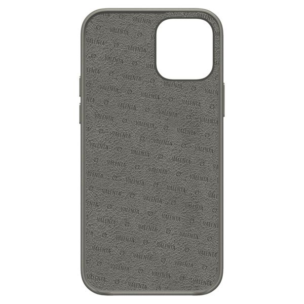 Valenta Luxe Leather Backcover für das iPhone 13 Mini - Grau