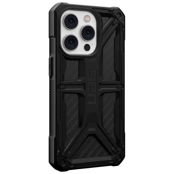 UAG Monarch Backcover für das iPhone 14 Pro - Carbon Fiber