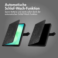 imoshion Mandala Klapphülle Samsung Galaxy Tab A11 Plus - Schwarz