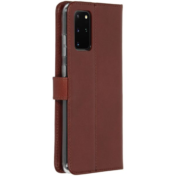 Valenta Klapphülle Leather Braun für das Samsung Galaxy S20 Plus