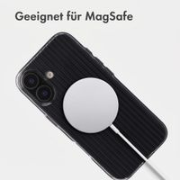 Accezz Lite Backcover mit MagSafe | Fluted | Apple iPhone 16 - Schwarz