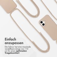 imoshion Color Backcover mit abnehmbarem Handykette und MagSafe Apple iPhone 17 - Nude