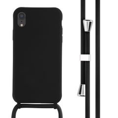 imoshion SilikonHülle mit Band iPhone Xr - Schwarz