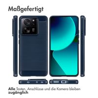 imoshion Brushed Back Cover Xiaomi 13T / 13T Pro - Dunkelblau