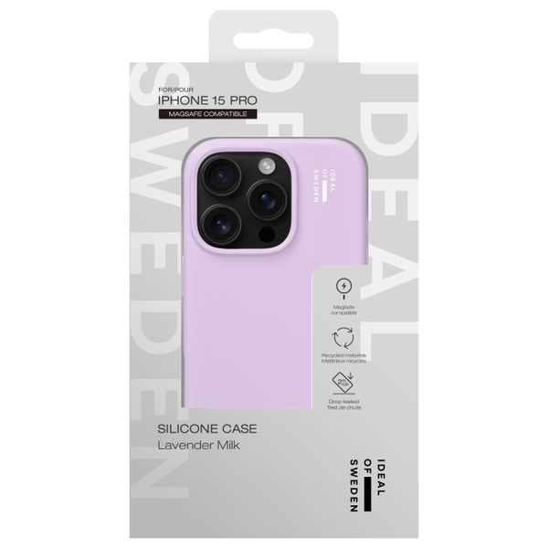 iDeal of Sweden Silikonhülle mit MagSafe Apple iPhone 15 Pro - Lavender Milk