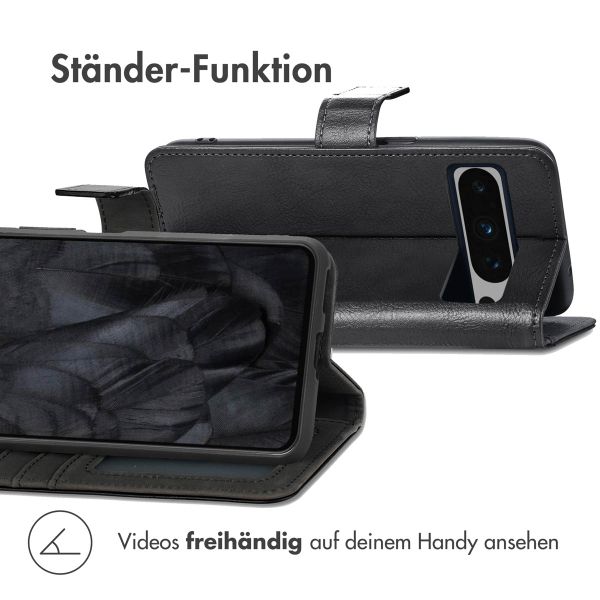 imoshion Luxuriöse Klapphülle Google Pixel 8 Pro - Schwarz