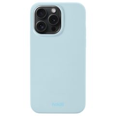 Holdit Silicone Case für das iPhone 14 Pro Max - Mineral Blue