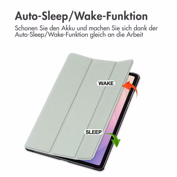 imoshion Trifold Klapphülle Samsung Galaxy Tab S11 - Hellgrün
