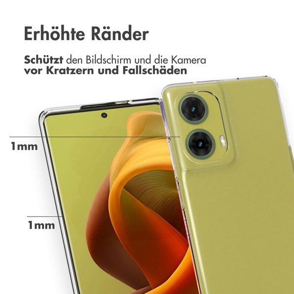 Accezz Clear TPU Backcover Motorola Moto G85 - Transparent