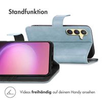 imoshion Luxuriöse Klapphülle Samsung Galaxy S24 Plus - Hellblau