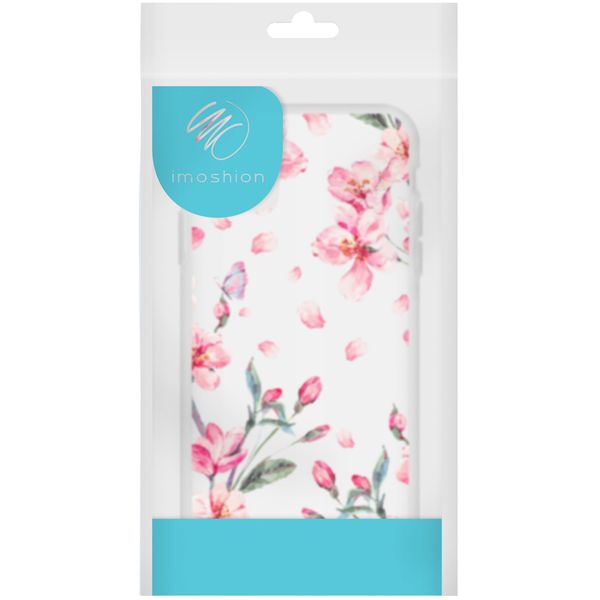 imoshion Design Hülle iPhone 12 Mini - Blume - Rosa