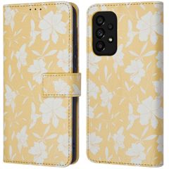 imoshion ﻿Design Klapphülle für das Samsung Galaxy A53 - Yellow Flowers