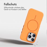 imoshion Color Backcover mit Thin MagSafe Ring Apple iPhone 15 Pro - Orange