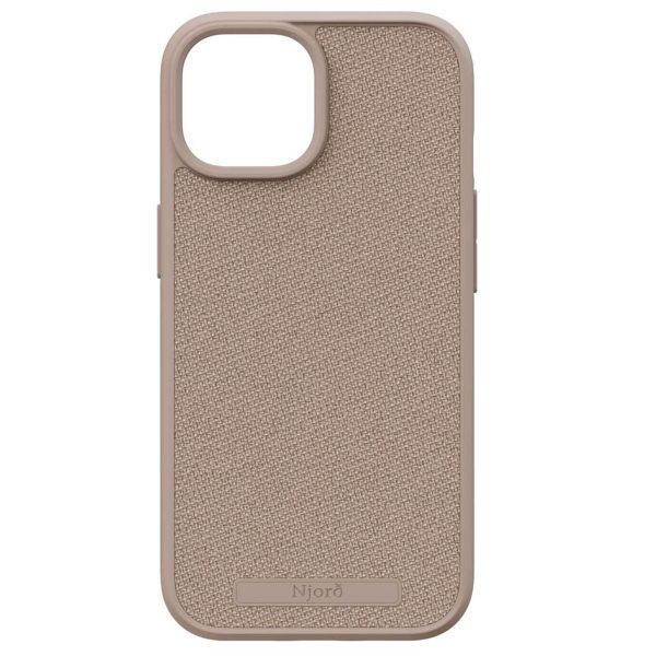 Njorð Collections Fabric MagSafe Case für das iPhone 15 - Pink Sand