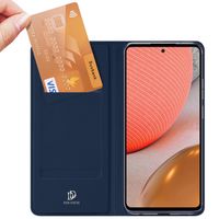 Dux Ducis Slim TPU Klapphülle für das Samsung Galaxy A72 - Dunkelblau