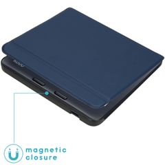 imoshion Slim Hard Case Klapphülle Kobo Libra 2 / Tolino Vision 6 - Dunkelblau