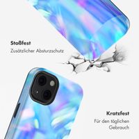 Selencia Vivid Tough Back Cover mit MagSafe für das Apple iPhone 13 - Holographic Blue Dream