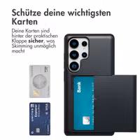 imoshion Backcover mit Kartenfach Samsung Galaxy S25 Ultra - Schwarz