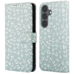 imoshion Design Klapphülle Samsung Galaxy S26 - Smoke Green Flowers