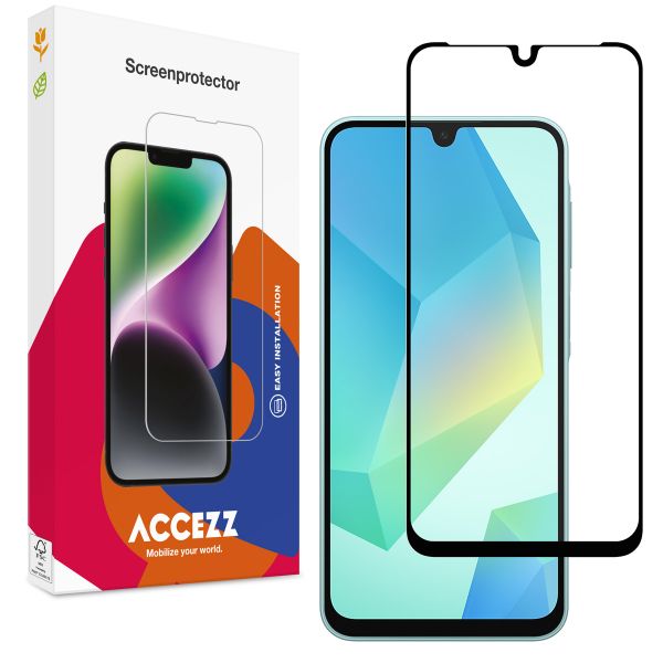 Accezz Full Cover Screen Protector aus gehärtetem Glas für das Samsung Galaxy A26