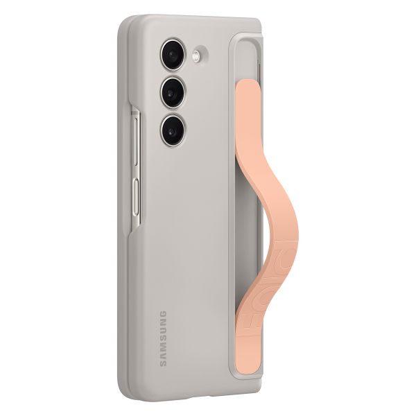 Samsung Originales Standing Case mit Strap für das Galaxy Z Fold 5 - Sand