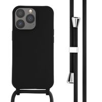 imoshion Silikonhülle mit Band für das Apple iPhone 13 Pro - Schwarz