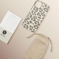 Selencia Sabi Backcover Leopardenmuster mit MagSafe Apple iPhone 14 - Soft Ivory