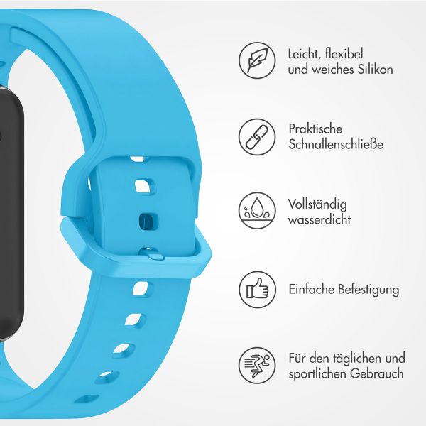 imoshion Silikonband für das  Samsung Galaxy Fit 3 - Hellblau