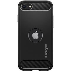 Spigen Rugged Armor Case für iPhone SE (2022 / 2020) - Schwarz