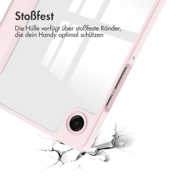 imoshion Trifold Hardcase Klapphülle Samsung Galaxy Tab A11 / A9 8.7 Zoll - Rosa