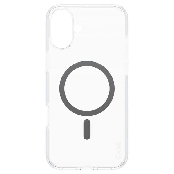 CARE by PanzerGlass Urban Combat Case MagSafe für das iPhone 16 Plus - Transparent / Schwarz