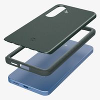 Spigen Thin Fit Backcover mit MagSafe Samsung Galaxy S25 - Abyss Green