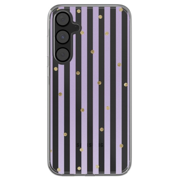 imoshion  Design Hülle für das Samsung Galaxy A55 - Sparkle Lines Lavender