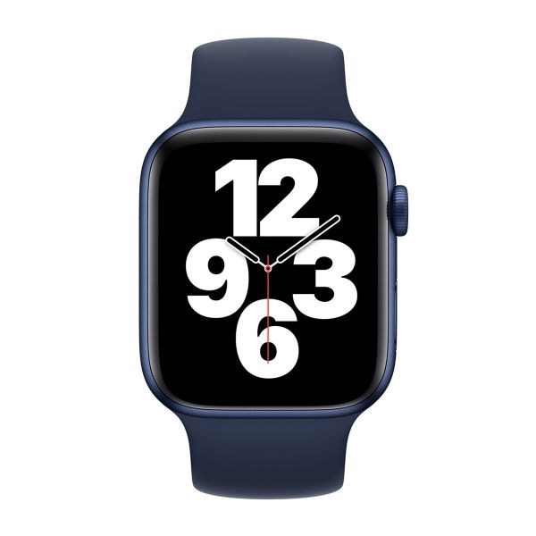 Apple Silikon Solo Loop für das  Apple Watch | 44/45/46/49 mm - Größe 11 - Deep Navy