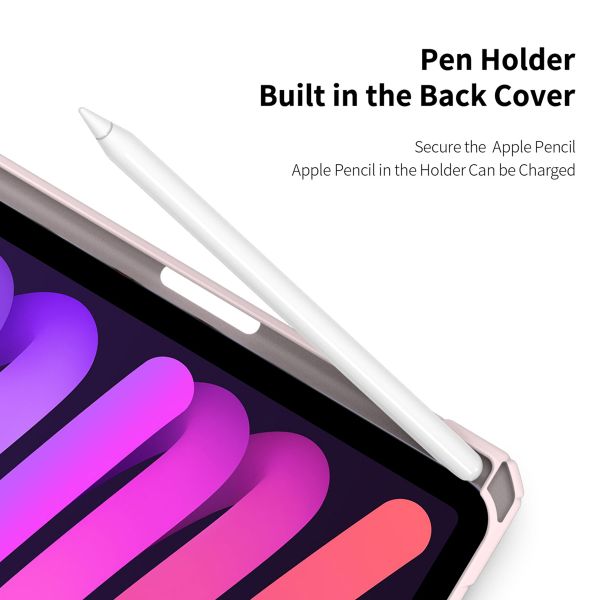 Dux Ducis Toby Klapphülle Apple iPad Mini 7 (2024) / iPad Mini 6 (2021) - Rosa