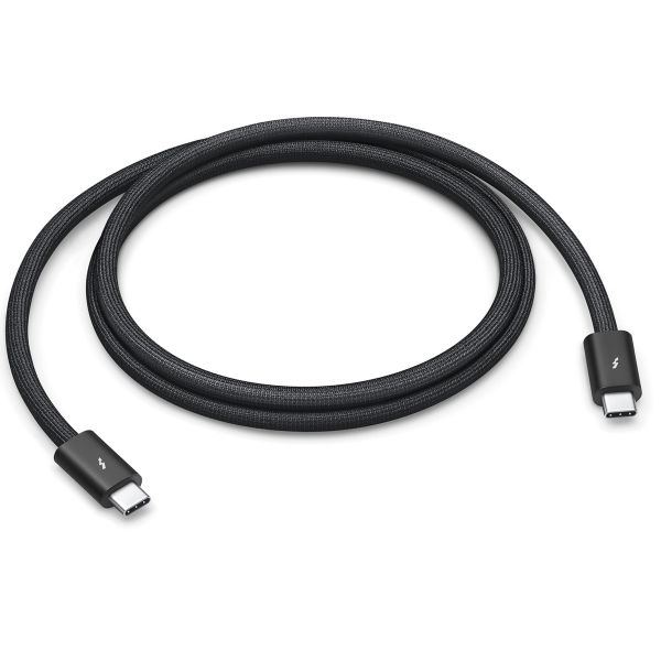 Apple ﻿Thunderbolt 4 (USB-C-auf-USB-C) Pro Cable – Ladekabel - 1 Meter – Schwarz