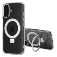 Accezz Ring Stand Backcover mit MagSafe für das Apple iPhone 16 - Transparent
