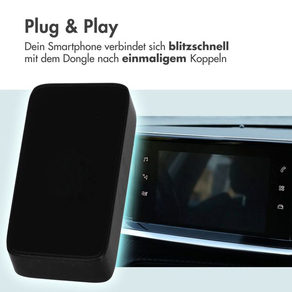 imoshion CarPlay Adapter - CarPlay ohne kabel für Apple CarPlay und Android Auto
