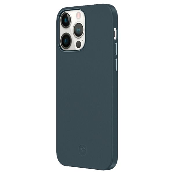 Valenta Luxe Leather Backcover für das iPhone 13 Pro Max - Blau