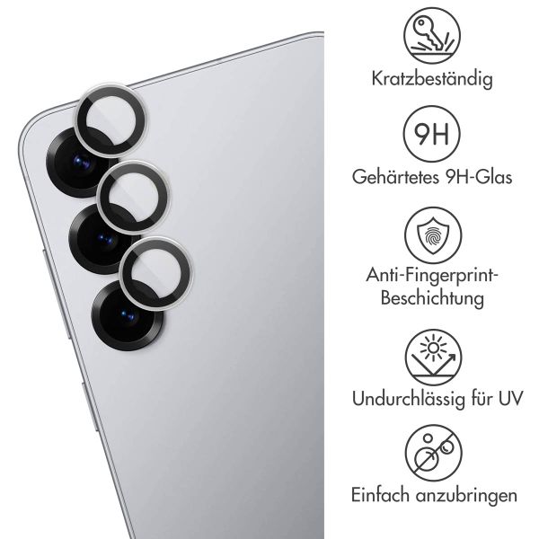 imoshion 2er-Pack Objektivschutz für Kamera für das Samsung Galaxy S25 - Silver Shadow