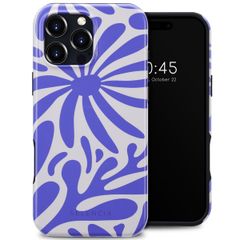 Selencia Vivid Rückabdeckung mit MagSafe Apple iPhone 16 Pro Max - Modern Bloom Sapphire Blue