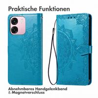 imoshion Mandala Klapphülle Oppo A6 (5G) - Türkis