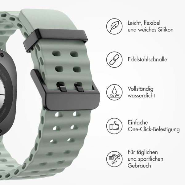 imoshion Ocean Armband für die Samsung Galaxy Watch Ultra - Grünlich-Grau