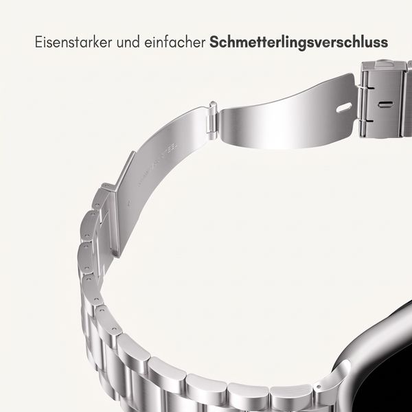 imoshion Edelstahlarmband für Apple Watch | 44/45/46/49 mm - Silber