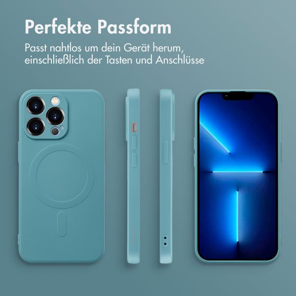 imoshion Color Back Cover mit MagSafe Apple iPhone 13 Pro - Smoke Green
